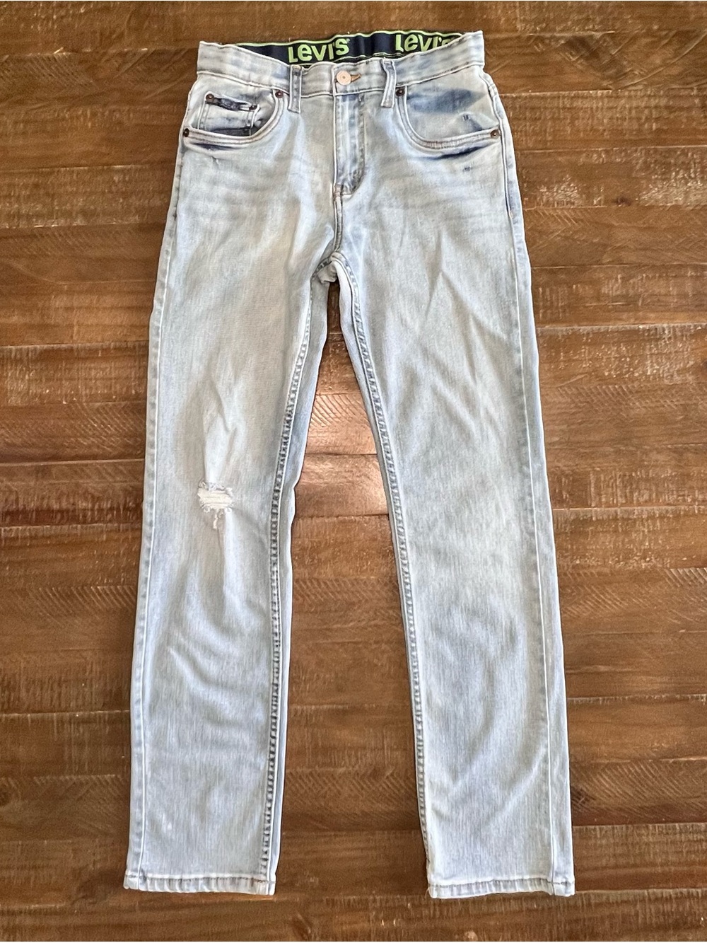 Levi’s 511 Jeans Youth Slim Stretch size 14 Reg 27x29 Medium Wash Denim Classic